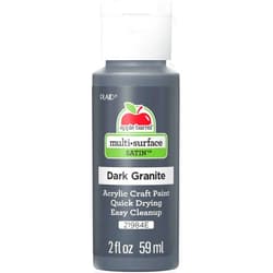 Apple Barrel Multi Surface Acrylic Paint, 2 oz, Dark Granite 2 Fl Oz