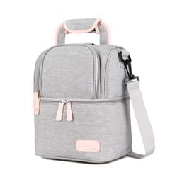 Meichoon Breast Milk Baby Bottle Cooler Bag/Waterproof Baby Milk Bag Freezer/Mommy Travel Backpack/Portable Thermal Insulated Lunch Box for Women Men Large Capacity Handbag