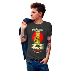6TN Men's Hattori Hanzo Sword and Sushi Tshirt (Black,L)