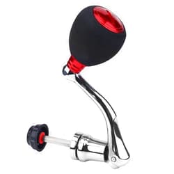 VGEBY Fishing Reel Handle, Metal knobs Handle Grip Fishing Spinning Reel Rocker Arm Grip (Red-2000/3000) Fishing Reel Handle Reel Handle