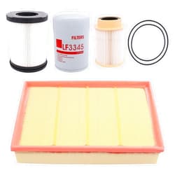 NewYall Air Oil and Fuel Filter Kit with O-rings for Nissan Titan XD 5.0 Diesel 2016-2019