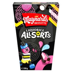 Maynards Bassetts Liquorice Allsorts Carton 350g