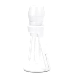 Normcore WDT Tool V3 - Espresso Distribution Tool with Stand - 9 Prong Needle Espresso Stirrer - 0.25mm / 0.3mm Thick Customized Needles - Built-in Magnet Handle with Stand - Non-Stick Coating White