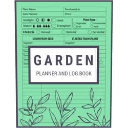 Gemey Publishing Books Garden Planner and Log Book: Monthly Gardening Organizer Notebook for Avid Gardeners, Flowers, Vegetable Growing, Plants Profiles and Layout Design