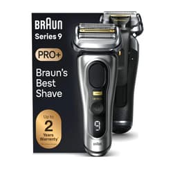 Braun Series 9 9517s PRO+ Electric Razor for Men, 5 Pro Shave Elements & Precision Long Hair ProTrimmer, Charging Stand, Braun’s Best for Smooth Skin, Wet & Dry Electric Razor with 60min Runtime