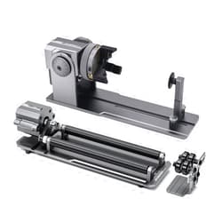 ATOMSTACK MAKER R1 PRO Laser Rotary Chuck Engraver 4 in 1 Multi-function Jaw Chuck Rotation Laser Engraver Compatible with Most Engraver for Irregular Items Spherical & Cylindrical Objects Gray
