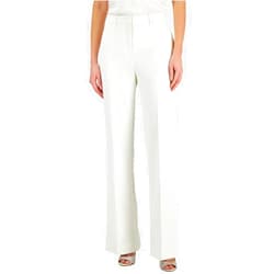 Donna Karan Womens High Rise Solid Wide Leg Pants