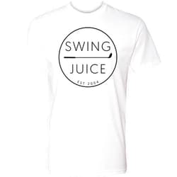 SwingJuice Golf T-Shirt Retro Crew Neck Short Sleeve Funny Golf Shirt for Men and Women