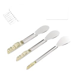 Foosi Capsule Filling Machine Kit for Pill Filler - Micro lab Spoons Spatula Tool for Gel Capsules Empty Quickly Fill Tray All Sizes # 000 00 0 1 2 3 4 5