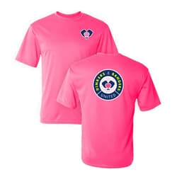 Dinkers & Bangers - Pink United - Men's Pickleball Performance T-Shirt - 2 Sided