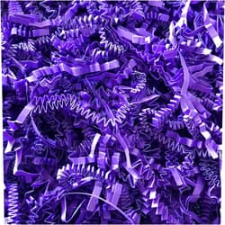 Black Cat Avenue 1 LB Purple Crinkle Cut Paper Shred Filler for Gift Wrap and Basket Filler