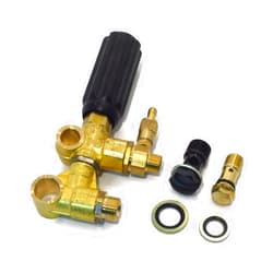 AR ANNOVI REVERBERI AR20400 Pressure Washer Unloader, 1/2 Inlet F, 3/8 Outlet M- Adjust. Injector, Brass