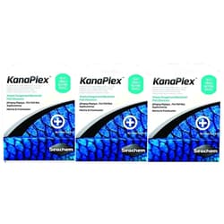 Seachem Laboratories Seachem Metroplex METRONlDAZOLE Focus Kanaplex Paraguard Neoplex Sulfaplex Polyguard Garlic Guard Saltwater Freshwater Aquarium lnfection ANTlBlOTlC (3 Pack Kanaplex 5g Each)