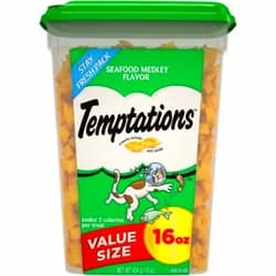 Whiskas Temptations 16 Oz. Seafood Medley Cat Treat (Pack of 2)