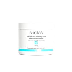 Sanitas Skincare Therapeutic Cleansing Pads, Clarifying Treatment, Salicylic Acid, Niacinamide, 50 pads / 2 Ounces