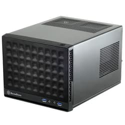 SilverStone Technology Ultra Compact Mini-ITX Computer Case with Mesh Front Panel Black (SST-SG13B-USA)