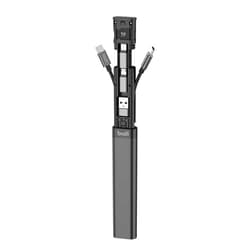 fonefunshop Budi 9-in-1 Essential Travel Charging & Data Sync Cable Stick - Black