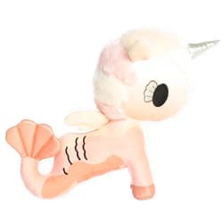 Aurora® Enchanting ©Tokidoki Mermicorno Searena Stuffed Animal - Bright & Colorful Design - Showpiece Plush - Orange 9.5 Inches