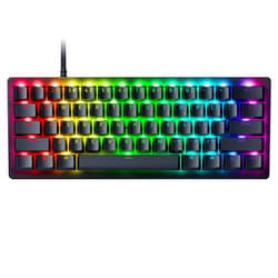 Razer Huntsman V3 Pro Mini 60% Gaming Keyboard: Analog Optical Switches w/Rapid Trigger & Adjustable Actuation - Onboard Adjustments - Dual-Purpose Mod Keys - Doubleshot PBT Keycaps - Black… (Renewed)
