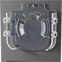 AENTGIU Apple TV Mount Behind TV - Clear Apple TVs Bracket Compatible with All Generations Case - Prevents Overheating 3 Mount Options Holder for Apple TVs (Adhesive, Hang, Screw)