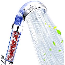 NOSAME Shower Head, Filter Filtration High Pressure Water Saving 3 Mode Function Spray Handheld Showerheads for Dry Skin & Hair