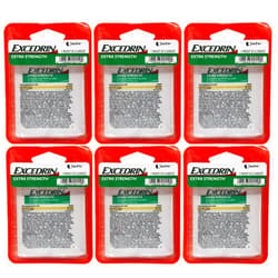 Uni's Excedrin Extra Strength 6 Count Single Dose Relief 2 caplets in Each Packet. Helps Relieves Headache, Toothache, Backache, Menstrual Cramps, Common Cold, and Muscular Aches.