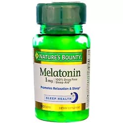 Nature's Bounty Melatonin 1Mg Tablets - 180 Tablets, Pack of 5