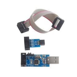 Geekstory for ATMEL 51 AVR USB ISP ASP Microcontroller Programmer Downloader with Cable + 10Pin to 6Pin Adapter Board for Ender 3 or Ender 3 Pro