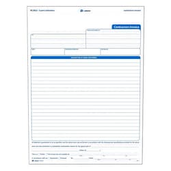 Adams Contractor Invoice Forms, 8.5 x 11.44 Inch, 3-Part, Carbonless, 100-Pack, White, Canary and Pink (NC3822)