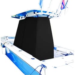 TeBaisea T-Top Center Console Boat Cover, Universal Center Console Protective Cover for Protecting Center Console and Helm Seat, Trailerable (84