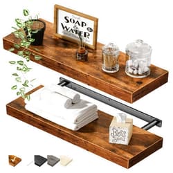QEEIG Bathroom Floating Shelves for Wall - 15.7
