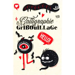 Calligraphie & Gribouillage: Carnet 100 pages pour notes et dessins, journal intime ou journal de voyage, etc.. (French Edition)