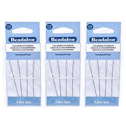 Beadalon 3 Packs - Beadalon Collapsible Eye Needles 2.5