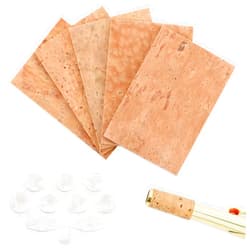EASTROCK Alto Sax Neck Cork, 10pcs Saxophone Key Buttons and 5pcs Universal Saxophone Neck Cork, Alto Sax Joint Cork Sheet, Saxophone Cork Replacement Kit for Alto Saxophone