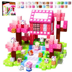 GobiDex 100PCS Magnetic Blocks Kid Building Toys for 3+ Years Old Girls, Upgraded STEM Sensory Gifts for Princess, Kids Magnets Game for Toddler