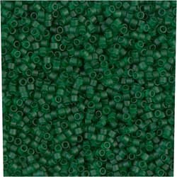 Miyuki Delica 11/0 Cylinder Seed Beads - Matte Tr Dk Emerald - DB0767 5 Grams
