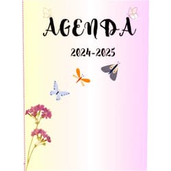 Manuela Rodriguez AGENDA Agosto 2024- Julio 2025 8.25* 11 Pulgadas Planificador mensual y presupuesto mensual tapa blanda (Spanish Edition)