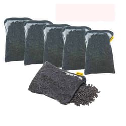 Aquapapa 6 lbs Carbon Charcoal Filter Media Pellets in 6 Mesh Bags for Aquarium Fish Tanks