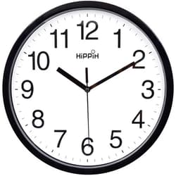 Yoobure 10 Inch Silent Quartz Decorative Wall Clock Non-Ticking Classic Digital Clock Battery Operated Round Easy to Read Home/Office/School Clock
