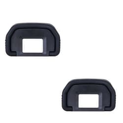 JJC 2-Pack Eyecup Eyepiece Eye Cup for Canon EOS 80D 90D 70D 60D 77D 6D 6D Mark II 5D 5D Mark II 50D 40D 30D 20D 20Da 10D 60Da A2 A2E D30 D60 Camera,Replaces Canon EB Eyecup Eyepiece