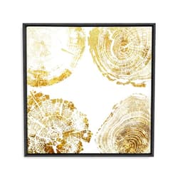 SIGNFORD Framed Canvas Home Artwork Decoration Annual Ring Canvas Wall Art for Living Room, Bedroom - 16x16 inches