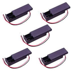 DIYmall 3V 2XAAA Battery Holder Case Cover Shell with ON/Off Switch PH2.0-2Pin Connector for Arduino Raspberry Pi Micro:Bit DIY Project (Pack of 5pcs)