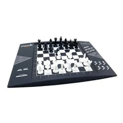 Lexibook Chessman® Elite Interactive Electronic Chess Game +, 64 Levels of Difficulty, LEDs, Family Child Board Game, Black/White, CG1300US