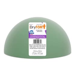 FloraCraft Floral Desert DryFōM Half Ball 2.8 Inch x 5.8 Inch Green