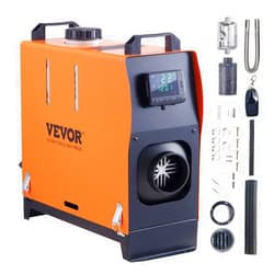 VEVOR Diesel Air Heater, 12V 5KW Integrated Diesel Heater with Remote and LCD Display, 5L Tank Compact Diesel Heating Solution, Quick Warm-up for RVs, Trailers, Campers, Boats, and Indoor Use