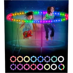 Guffo LED Trampoline Lights for 10 FT Trampoline, 33 FT Remote Control Trampoline Lights with 16 Colors and 7 Lighting Flicker Change, Waterproof Super Bright Lights for Trampoline Lights Accessories