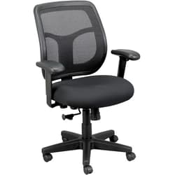 Ergohuman Eurotech Seating Apollo Midback Swivel Chair, Black