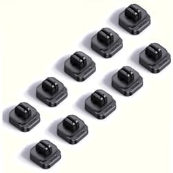 Lamicall 10Pack Cable Spring Holder Clips, Cord Organizer for Desk - Lamicall Adjustable Cord Clip, Wire Holder Organizer, Phone USB Charger Cable Holder, Wire Cord Management for Wall Car Desktop Nightstand