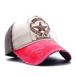 Elwow Men's Distressed Vintage Baseball Cap Sun Hat Driver Cap Washed Trucker Cap with Adjustable Strap
