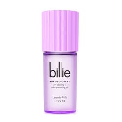 Billie AHA Deodorant 24-hour Odor-Preventing Gel, Aluminum-Free, Lavender Milk, 1.7oz